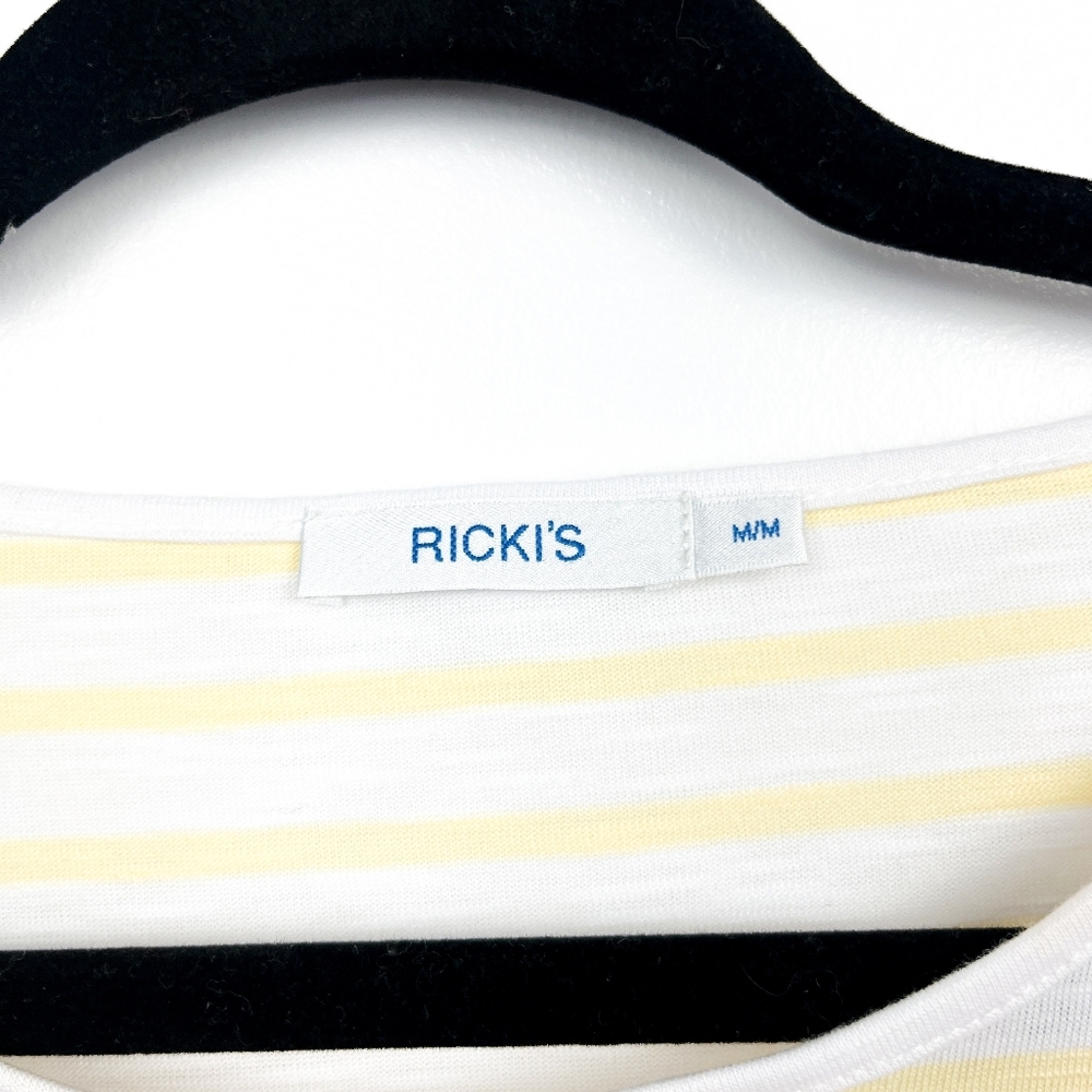 Ricki's Yellow & White Striped "Lemonade" Tee - Picture 6 of 8